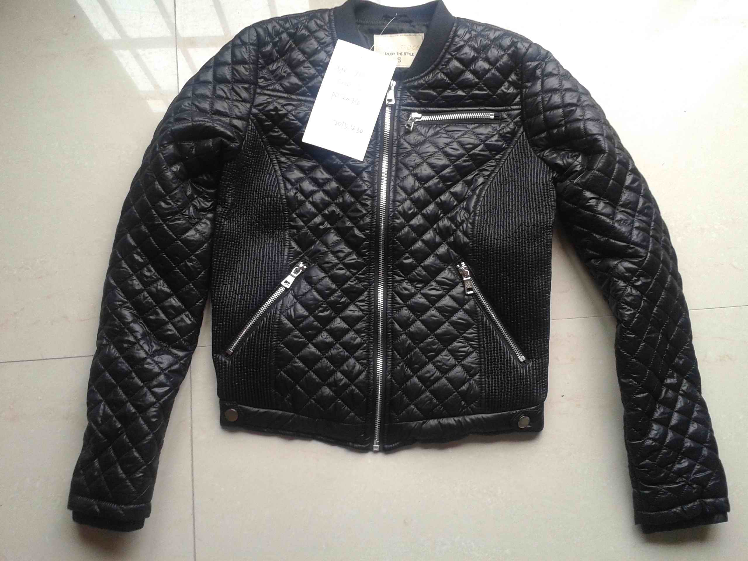lady quilted jacket 713